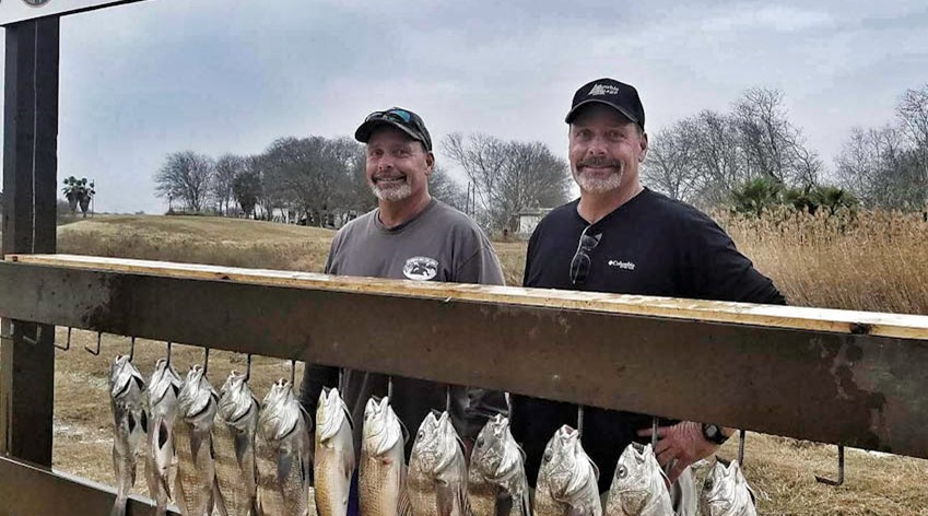 Awesome fishing for Cast and Blast guests.